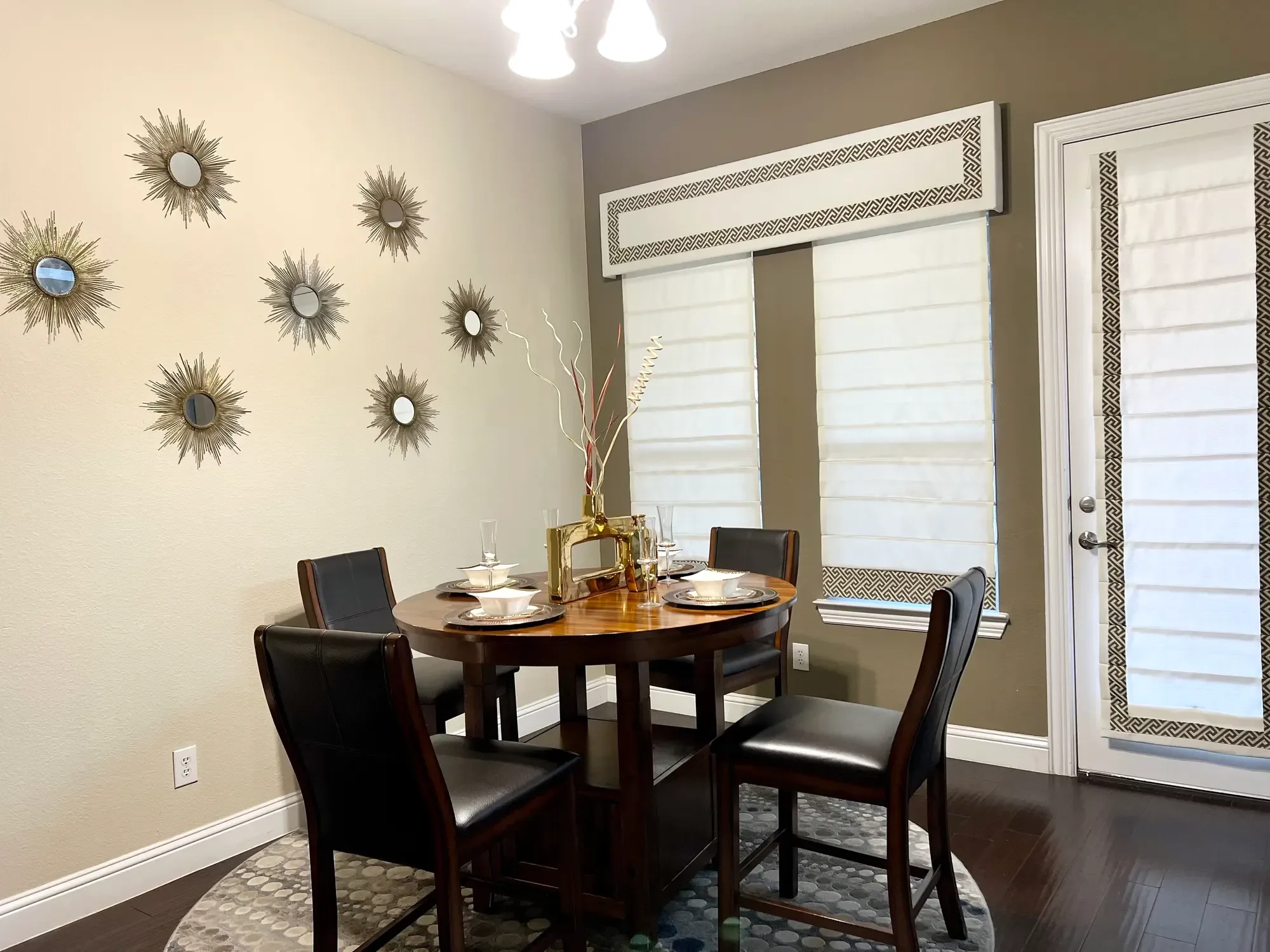 Dawn Delight — dining design by CoziZone in Frisco, TX