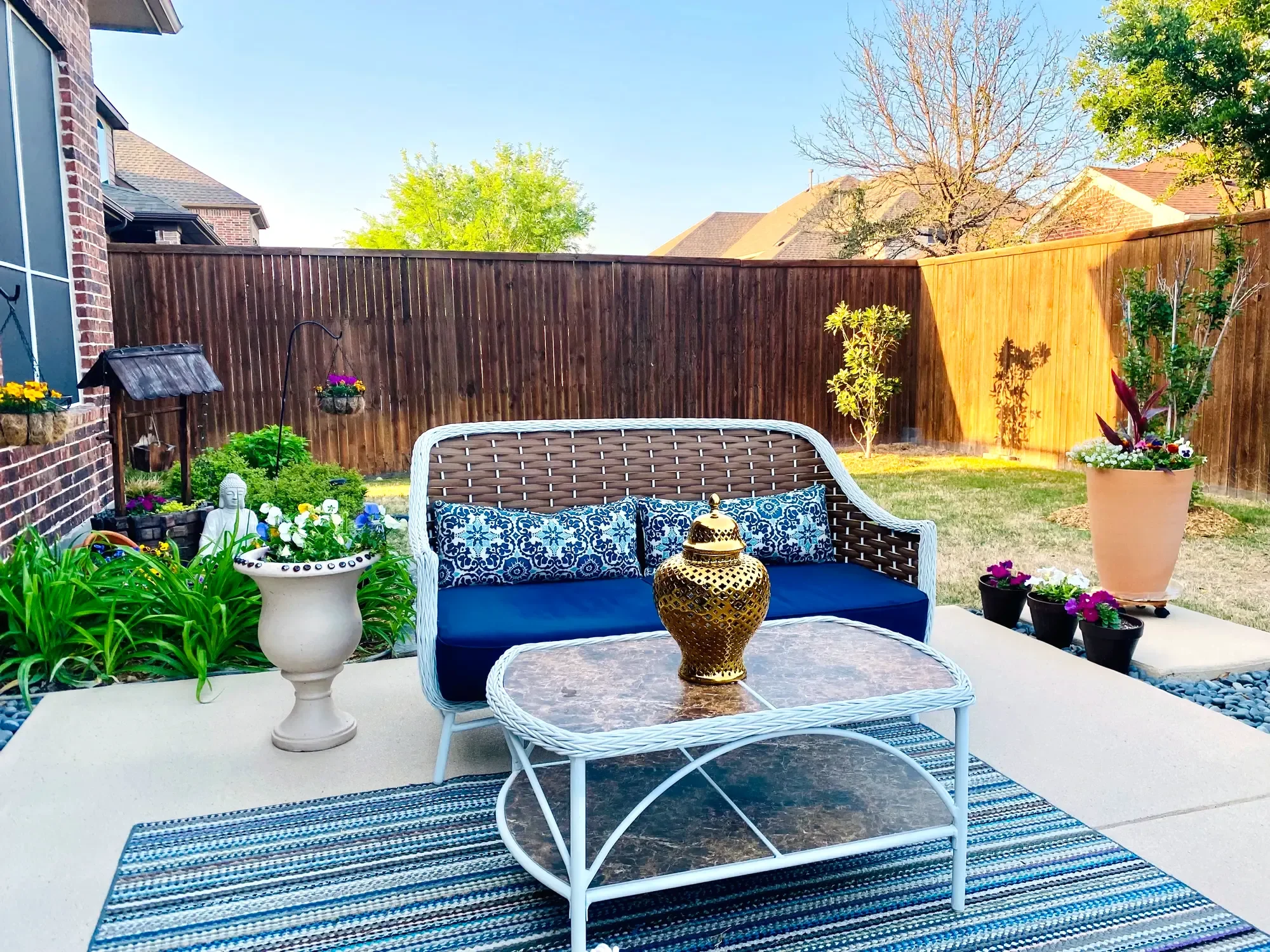 Zen Outdoor — outdoor design by CoziZone in Frisco, TX